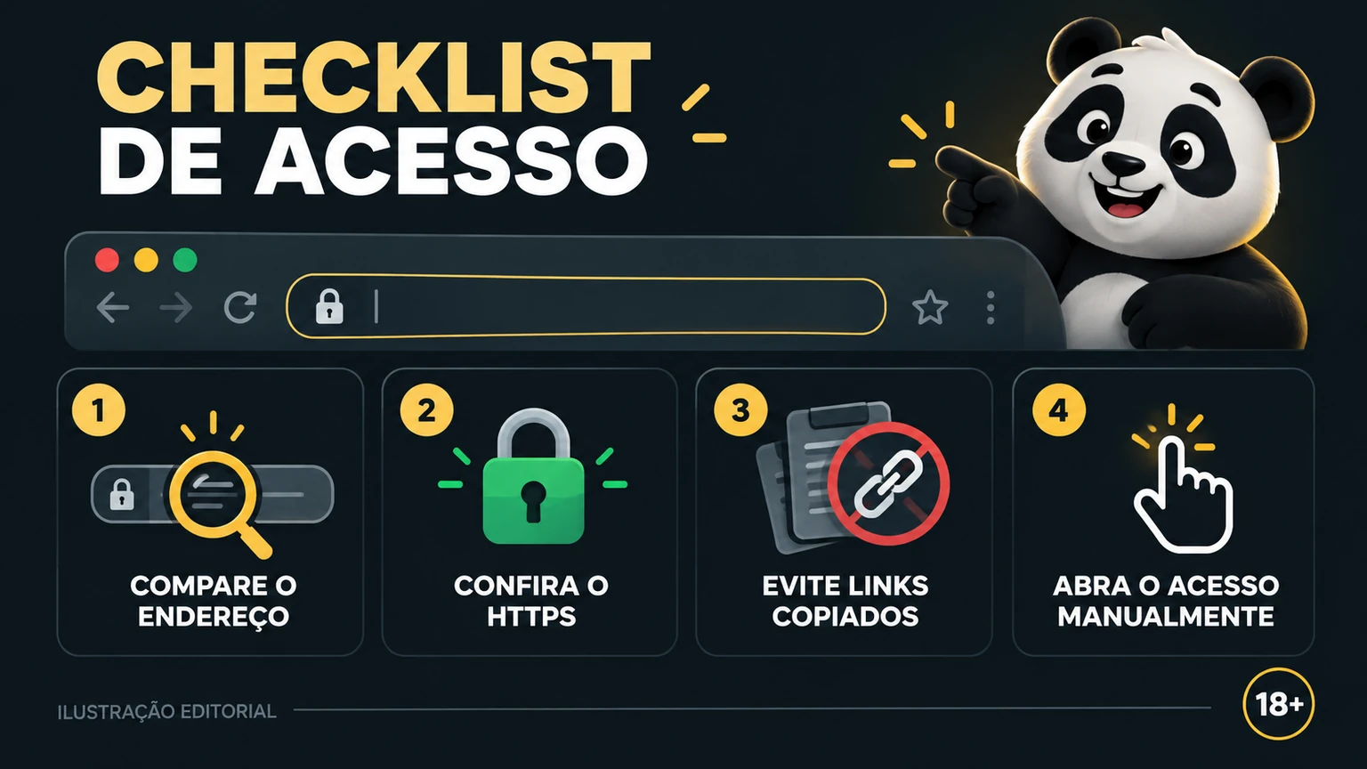 Fluxo de verificação antes de inserir email, CPF ou senha no login KingPanda